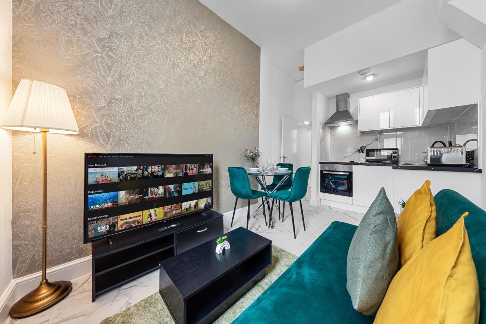 1b Flat, Sleeps 5 In Finchley Tw18 Apartament *